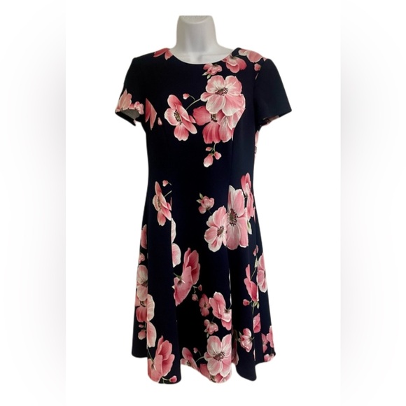 Eliza J. Fit & Flare Bold Floral Print Dress - Picture 2 of 6